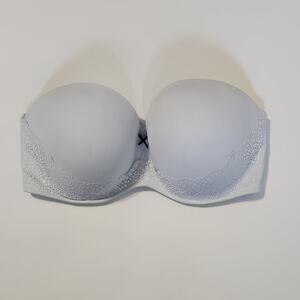 Cacique White Bra Size‎ 42DDD Lace Bow Adjustable Underwire Boost Intimate